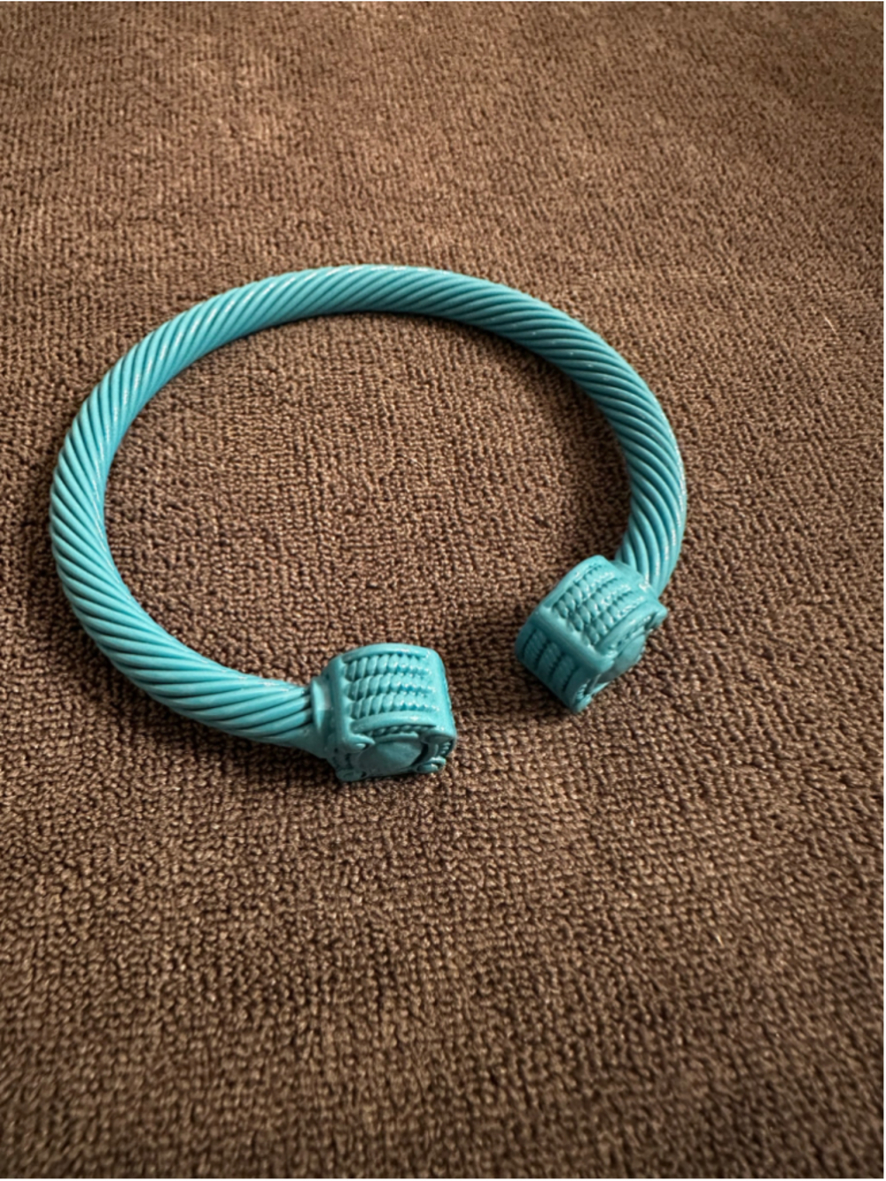 Plunder Blue Cable Cuff Bracelet